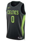 Unisex Boston Celtics Jayson Tatum Nike Black 2024/25 Swingman Player Jersey - City Edition