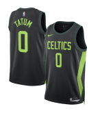 Unisex Boston Celtics Jayson Tatum Nike Black 2024/25 Swingman Player Jersey - City Edition