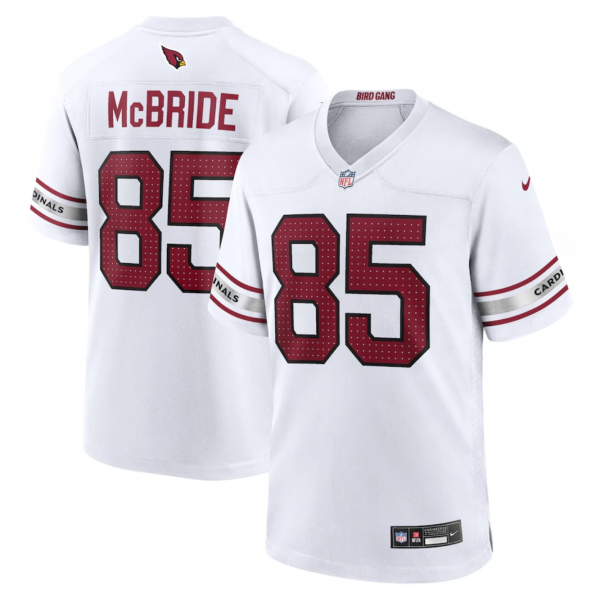 Men's Arizona Cardinals Trey McBride Nike White Game Jersey Men's Arizona Cardinals Trey McBride Nike White Game Jersey