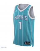 Unisex Charlotte Hornets LaMelo Ball Jordan Brand Teal Swingman Jersey - Icon Edition
