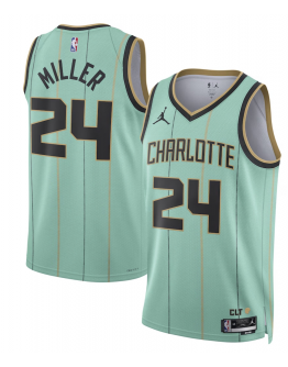 Unisex Charlotte Hornets Brandon Miller Jordan Brand Mint 2024/25 Swingman Player Jersey - City Edition