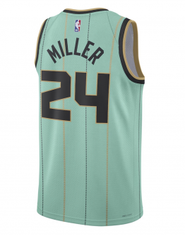Unisex Charlotte Hornets Brandon Miller Jordan Brand Mint 2024/25 Swingman Player Jersey - City Edition