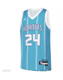 Youth Charlotte Hornets Brandon Miller Nike Teal Swingman Jersey - Icon Edition