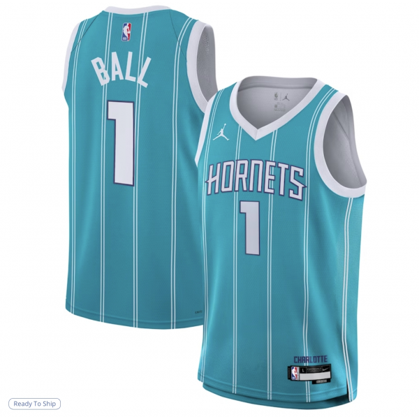 Youth Charlotte Hornets LaMelo Ball Nike Teal Swingman Jersey - Icon Edition