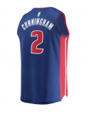 Men's Detroit Pistons Cade Cunningham Fanatics Blue Fast Break Replica Jersey - Icon Edition