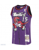 Youth Toronto Raptors Vince Carter Mitchell & Ness Purple 1998/99 Hardwood Classics Swingman Throwback Jersey