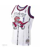 Men's Toronto Raptors Tracy McGrady Mitchell & Ness White 1998/99 Hardwood Classics Swingman Jersey