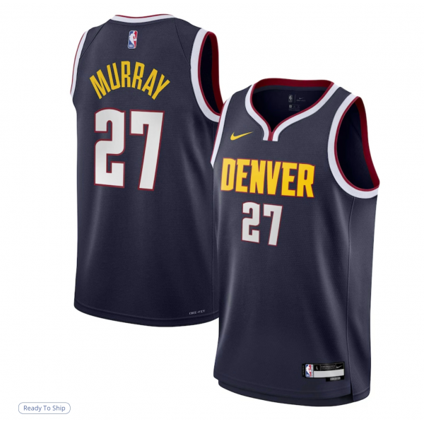 Youth Denver Nuggets Jamal Murray Nike Navy Swingman Jersey - Icon Edition