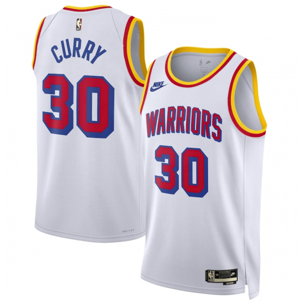 Unisex Golden State Warriors Stephen Curry Nike White 2024/25 Swingman Jersey - Classic Edition
