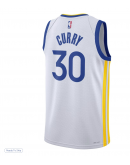 Unisex Golden State Warriors Stephen Curry Nike White Swingman Jersey - Association Edition