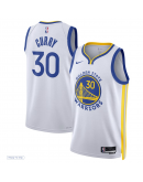 Unisex Golden State Warriors Stephen Curry Nike White Swingman Jersey - Association Edition