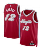 Unisex Memphis Grizzlies Ja Morant Nike Red 2024/25 Swingman Player Jersey - City Edition