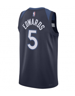 Unisex Minnesota Timberwolves Anthony Edwards Nike Navy Swingman Jersey - Icon Edition