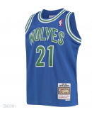Youth Minnesota Timberwolves Kevin Garnett Mitchell & Ness Blue 1995-96 Hardwood Classics Swingman Jersey