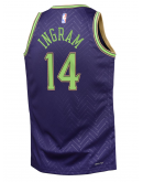 Men's New Orleans Pelicans Zion Williamson Fanatics Purple 2024/25 Fast Break Player Jersey - City Edition