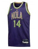 Men's New Orleans Pelicans Zion Williamson Fanatics Purple 2024/25 Fast Break Player Jersey - City Edition