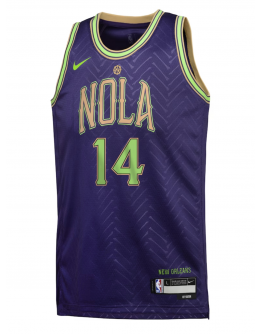 Men's New Orleans Pelicans Zion Williamson Fanatics Purple 2024/25 Fast Break Player Jersey - City Edition
