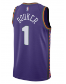 Unisex Phoenix Suns Devin Booker Nike Purple 2024/25 Swingman Player Jersey - City Edition