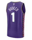 Youth Phoenix Suns Devin Booker Fanatics Purple 2024/25 Fast Break Player Jersey - City Edition