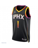 Unisex Phoenix Suns Devin Booker Jordan Brand Black Swingman Jersey - Statement Edition