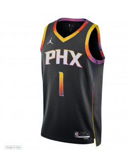 Youth Phoenix Suns Devin Booker Fanatics Black Fast Break Player Jersey - Statement Edition