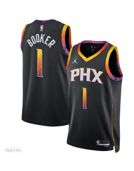 Youth Phoenix Suns Devin Booker Fanatics Black Fast Break Player Jersey - Statement Edition
