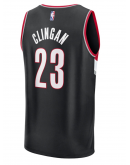Youth Portland Trail Blazers Donovan Clingan Fanatics Black 2024 NBA Draft Fast Break Player Jersey - Icon Edition