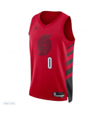 Unisex Portland Trail Blazers Damian Lillard Jordan Brand Red Swingman Jersey - Statement Edition