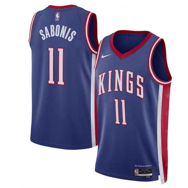 Unisex Sacramento Kings Domantas Sabonis Nike Blue 2024/25 Swingman Player Jersey - City Edition