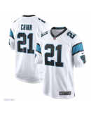 Men's Carolina Panthers Jeremy Chinn Nike White Game Jersey Men's Carolina Panthers Jeremy Chinn Nike White Game Jersey