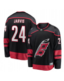 Men's Carolina Hurricanes Seth Jarvis Fanatics Black Home Breakaway Jersey