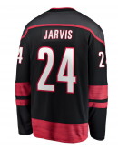 Men's Carolina Hurricanes Seth Jarvis Fanatics Black Home Breakaway Jersey