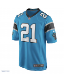 Men's Carolina Panthers Jeremy Chinn Nike Blue Game Jersey Men's Carolina Panthers Jeremy Chinn Nike Blue Game Jersey