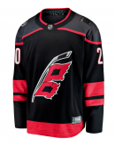 Men's Carolina Hurricanes Sebastian Aho Fanatics Black Home Breakaway Jersey