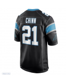 Men's Carolina Panthers Jeremy Chinn Nike Black Game Jersey Men's Carolina Panthers Jeremy Chinn Nike Black Game Jersey