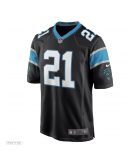 Men's Carolina Panthers Jeremy Chinn Nike Black Game Jersey Men's Carolina Panthers Jeremy Chinn Nike Black Game Jersey