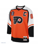 Youth Philadelphia Flyers Eric Lindros Mitchell & Ness Orange 1996-97 Blue Line Player Jersey