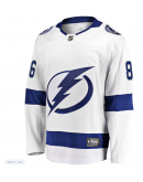 Men's Tampa Bay Lightning Nikita Kucherov Fanatics White Away Premier Breakaway Player Jersey
