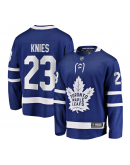 Men's Toronto Maple Leafs Matthew Knies Fanatics Blue Home Premier Breakaway Player Jersey