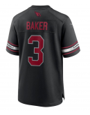 Men's Arizona Cardinals Budda Baker Nike Black Game Jersey Men's Arizona Cardinals Budda Baker Nike Black Game Jersey