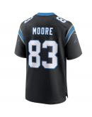 Men's Carolina Panthers David Moore Nike Black Game Jersey Men's Carolina Panthers David Moore Nike Black Game Jersey