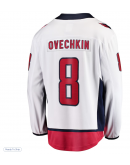 Men's Washington Capitals Alexander Ovechkin Fanatics White Away Premier Breakaway Player Jersey