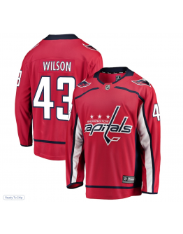 Men's Washington Capitals Tom Wilson Fanatics Red Home Breakaway Player Jersey