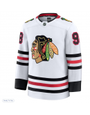 Men's Chicago Blackhawks Connor Bedard Fanatics White Away Premium Jersey