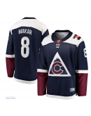 Men's Colorado Avalanche Cale Makar Fanatics Navy Alternate Premier Breakaway Player Jersey