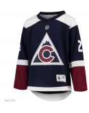 Youth Colorado Avalanche Nathan MacKinnon Navy Alternate Replica Player Jersey