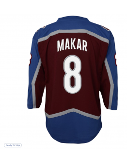 Youth Colorado Avalanche Cale Makar Burgundy Home Replica Player Jersey