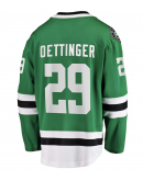 Men's Dallas Stars Jake Oettinger Fanatics Kelly Green Home Breakaway Player Jersey