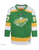 Youth Minnesota Wild Kirill Kaprizov Green 2023/24 Alternate Replica Player Jersey