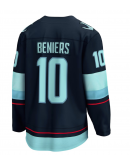 Men's Seattle Kraken Matty Beniers Fanatics Deep Sea Blue Premier Breakaway Player Jersey